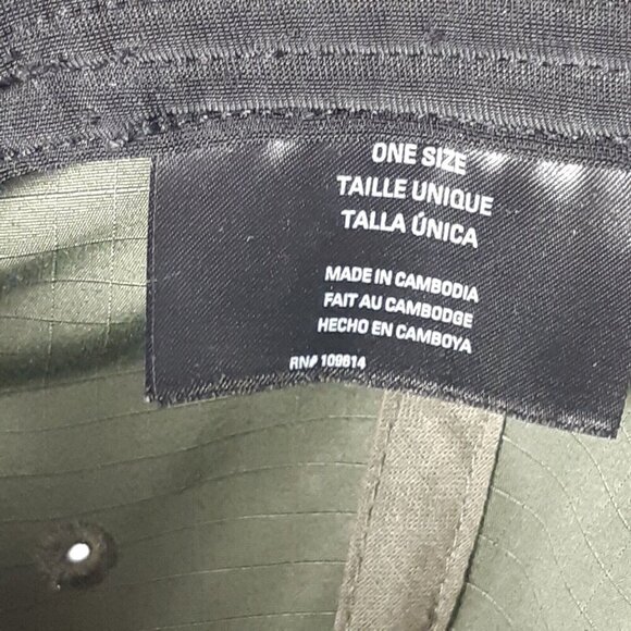 5 11 Tactical Hat Adjustable Cap Khaki Green Embroidered Rise Up - Picture 8 of 8